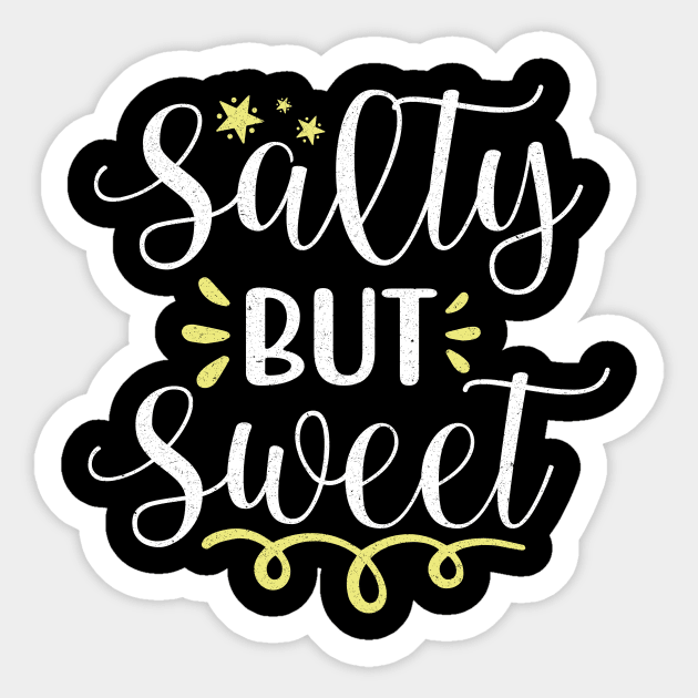 Salty But Sweet Sticker by The WYLD Tribe